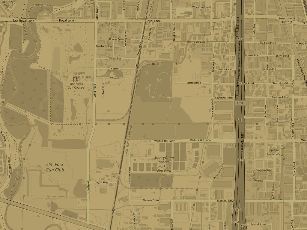 Trail map, locked until the reveal